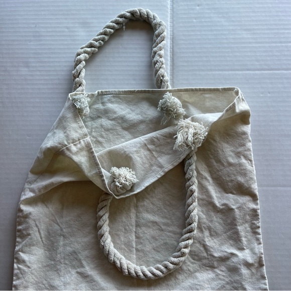 Canvas Tote Bag Go With The Flow . - Picture 4 of 8